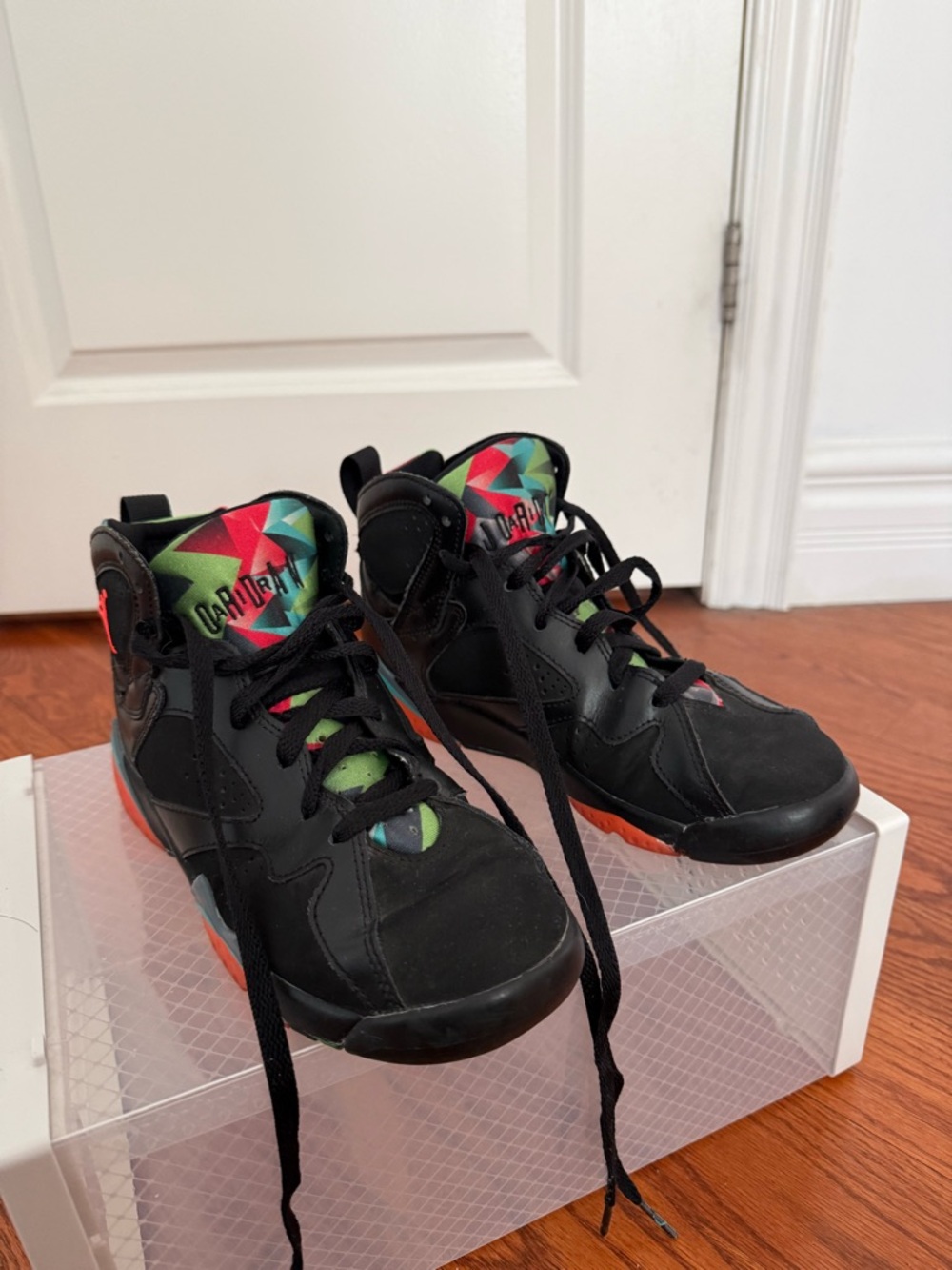 Barcelona Nights Jordan 7 - kids size 5.5Y